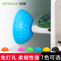 Safety Anti-Banging Door Blocking Door Touch Toilet Muted Door Suction Silica Gel-Free Top Door Instrumental Damper Door Top Home