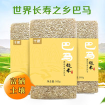 Guangxi Bama specialty brown rice non-Wuchang brown rice brown rice nutrition farm germ rice New brown rice 500g*3