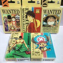 One Piece of playing cards full set of cartoon anime straw hat Luffy Joba Solon reward wanted student Collectors Edition