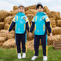 Primary school uniform set kindergarten Garden clothing spring and autumn winter clothing childrens class clothing autumn assault clothing three sets
