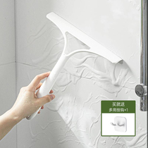 Bathroom glass scraper wiper wiper Household glass cleaning artifact Silicone scraper Bathroom window cleaner