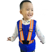 Children Reflective Vest Harness Orange Red Elastic Waistcoat Primary School Kids Kids Nights Blue Reflective With Safety Suit