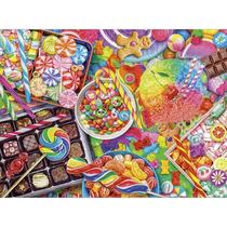 New printed DMC cross stitch kit living room bedroom childrens room candy word HAE delicious candy