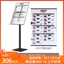Lazy eyelash display stand Mizhime grafting work model book display board acrylic ultra-thin advertising display stand A2