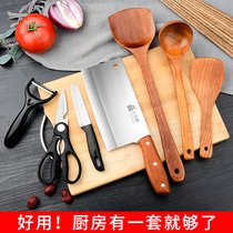 Zhang Xiaoquan brand kitchen knife set Kitchen knife cutting board Two-in-one ultra-fast sharp household cutting board slices