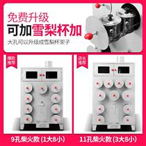 Roasted sweet potato machine commercial stall artifact three layer gas Park stainless steel snack bar new hay field thickening