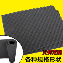 Black high density custom sponge pad thickened hard block packaging cut thin sponge filled gift box lined with absorbent soundproof lithium battery Anti-collision shockproof soundproof EPE industrial filter sponge