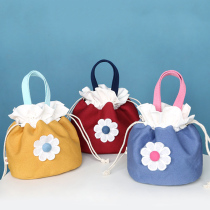 Hipster cute Hand bag insulation bag office workers lunch box bag student lunch box box fashion Wild