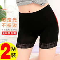 Safety pants Womens anti-edge light uncurled insurance Underpants Women Summer thin Breathable Lady Flat Corner no-dent underpants female