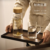 Eloline heat-resistant glass tea separation cold brew tea bottle cold extraction pot summer cold water bottle portable filter tea cup