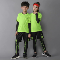 Children tights gym clothes suit boys elementary school students Basketball Football running priming fast drying training