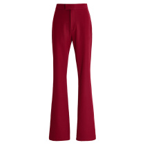 Postmenopausal spring Sensation Superior Texture Western Dress Pants High Waist Microtrumpeter Pants Children 2022 New Spring Styles Foreign Air