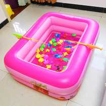 Kids Toys Stalls Large Fishing Childrens Educational Magnetic Large Household Set Boy 2021 New