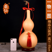 Boutique natural gourd ornaments extra large gourd giant gourd giant feng shui ornaments town house to recruit money to collect a piece of a picture