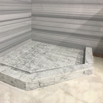 Marble shower room water strip countertop custom-made natural window sill stone artificial stone anti-talc pull trough floor