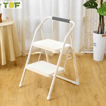 YSF household folding herringbone ladder Indoor thickening two-step climbing ladder small escalator multi-function climbing chair