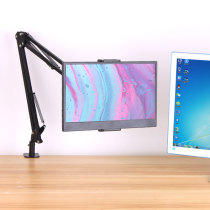 Portable display bracket bed surface sloth flat screen phone frame desktop with folding big number clip