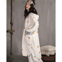 Warmth doubled ~ a set is enough coral velvet pajamas women autumn and winter plus velvet thickened nightgown warm suit