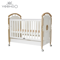 Yings golden bed baby wooden bed 0-6 years old childrens bed European 10098040 176202 bed