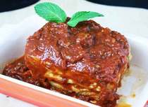 Opex Italian lasagna eggplant lasagnas heating ready to eat (any 4 parts)