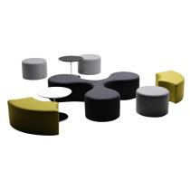 Creative designer furniture molecule pouf Molecular Pier Profiled composition Leisure Area Personality sofa Art