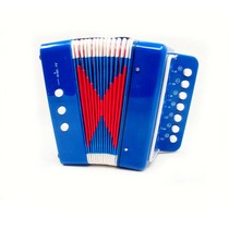 -Children accordion diatonic scale 2 bass 7 keys red blue green black SFQ-3