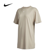 Nike Nike Women 2021 Summer New Short Sleeve Long T-shirt Casual Crewneck Dress CJ2243-236