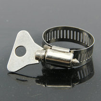 Faucet WATER INLET soft water pipe clamp AMERICAN WITH WRENCH steel ring SPARE PARTS CAR WASH WATER GUN CONNECTOR 18-32MM