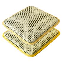 Qu Ting Cool Mat Cushion Heat Dissipation Spring Breathable Office Car Seat Cushion Chair Cushion Plastic Stool Hollowed-out Summer Rattan Mat