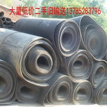 A large number of spot second-hand old nylon rubber conveyor belt canvas conveyor belt herrthrough ring Industrial Belt