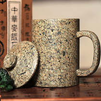 Inner Mongolia Chinese Maifan stone water cup personalized custom mug with lid drinking cup afternoon tea cup tea cup