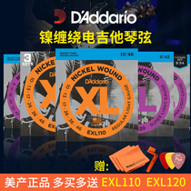 Dadario DAddario Nickel Winding Electric Guitar String Set EXL110 NYXL0942 American Original