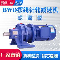 Cycloid pin wheel reducer three-phase 380V national standard planetary deceleration lifting mixer BWY BWD copper core motor