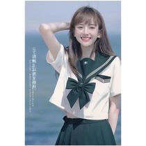 JK uniform suit(Matsuzawa high) summer clothes new Japanese JK uniform sailor suit school supply short-sleeved top(