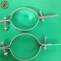 adss optical cable hoop cement rod with hoop double long tail clamp wire rod fastener cable hardware factory spot