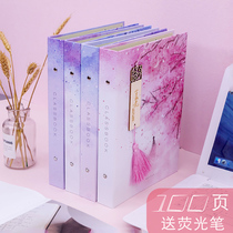 100 sheets of students record creative junior high school students female graduation album Primary School students cute powder hipster message this Korean version of the sixth grade fairy personality children school Heart girl
