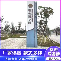 Scenic area guide system production park overview map General flat map parking lot guide sign customization