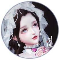 (DOKI original) (one-click import) small Full Moon cloud dress feather clothes pinch face data female makeup data ID