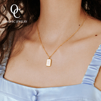 Onchic Fritillaria necklace female summer pendant niche natural shell bee unicorn choker fashion retro