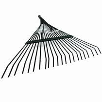 Cubgrass rake steel wire large grate grass rake leaves lawn climbing agricultural stainless steel telescopic household gardening tools