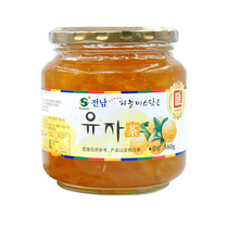 South Korean honey tea 580g honey lemon imported fruit tea fruit fruit fruit jam drink white collar drink