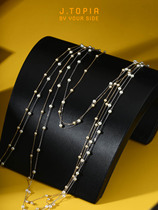 Love Starry Sky sweet Z is exquisite everyday who wears good-looking 18K akoya starry necklace