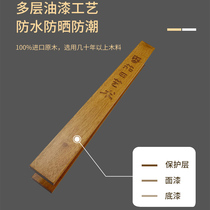 Custom glass door handle Chinese style engraving solid wood gate hotel log handle handle booking for LOGO spot