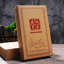 (Send tea knife) explosion promotion 2017 1kg original leaf hand building gold flower Fu brick Anhua black tea