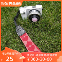 Peach Heart Loving Camera Wristband Mobile Phone Hanging Rope Pat Standing Order Single Counter Microcamera Hands Wristband Bracelet Rope Hanging Rope Adorable