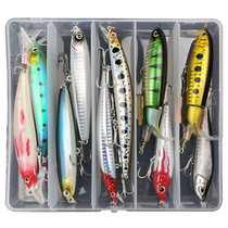 Fake Fish Bait Freshwater Wild Fishing Road Subbait Sea Fishing Bass Fish Teething to kill fish ear Far-throw Luia Bait Suit 