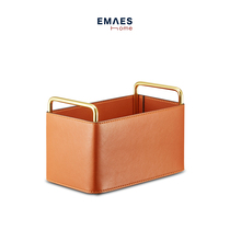 EMAES design creative home interior decoration with ornaments living room desktop remote control cosmetics storage box