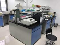 All-steel central platform with adjusting feet lake blue all-steel test bench laboratory workbench can be installed on the door