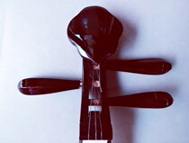 Self-produced and sold three strings 7-color wood soil pipa Liu Qin amateur practice folk plucked stage song and dance props