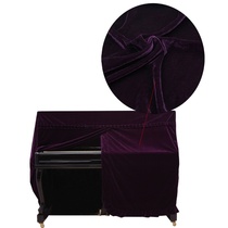 Piano cover gold velvet piano full cover flannel dust cover instrument accessories multi-color optional